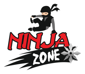 NInja Zone Logo-White Outline